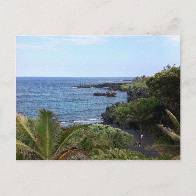 Hana Highway Beach, Maui, Hawaii Postcard (Front)