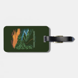 Hana Highway Maui Hawaii Vista Luggage Tag