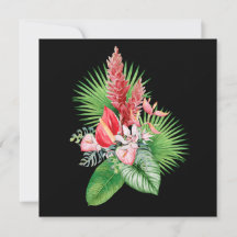 Hana hou! (Black) Hawaiian Flower Arrangement