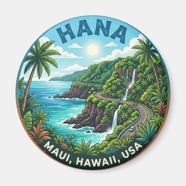 Hana USA Magnet (Front)
