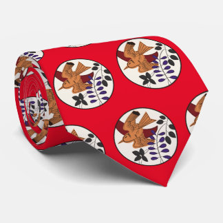 Hanafuda "Fuji-ni-hototogisu" Tie