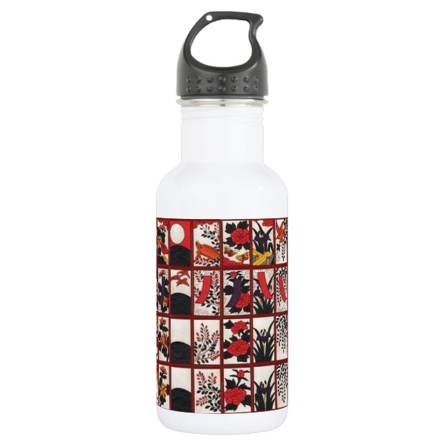 Hanafuda Love 532 Ml Water Bottle (Front)