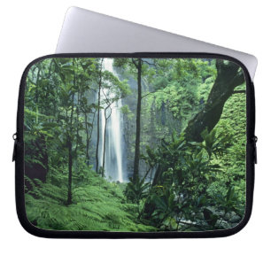 Hanakapiai Falls along the Na Pali Coast, Kauai, Laptop Sleeve