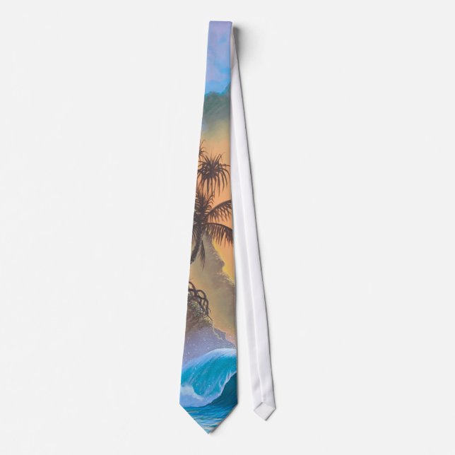 Hanalei Bay Beach Surf Tie (Front)