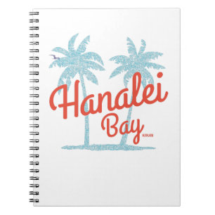 Hanalei Bay Hawaii Island of Kauai Souvenir Shot G Notebook