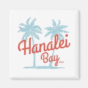 Hanalei Bay Island of Kauai, Hawaii Souvenir Magnet