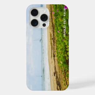Hanalei Bay, Kauai Hawaii Beach & Boats iPhone 15 Pro Max Case