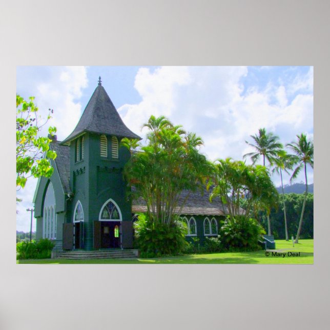 Hanalei Church Poster (Front)