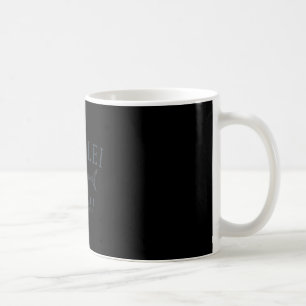 Hanalei hawaii shark retro slate art fishing coffee mug