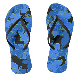 Hanalei Hawaiian Hibiscus Camo Floral Thongs