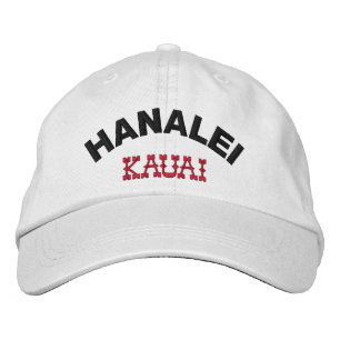 Hanalei Kauai Hawaii Embroidered Hat