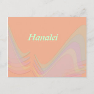 Hanalei Kauai Pastel Wings Postcard