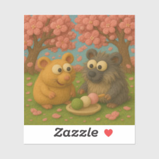 Hanami Friends Sticker