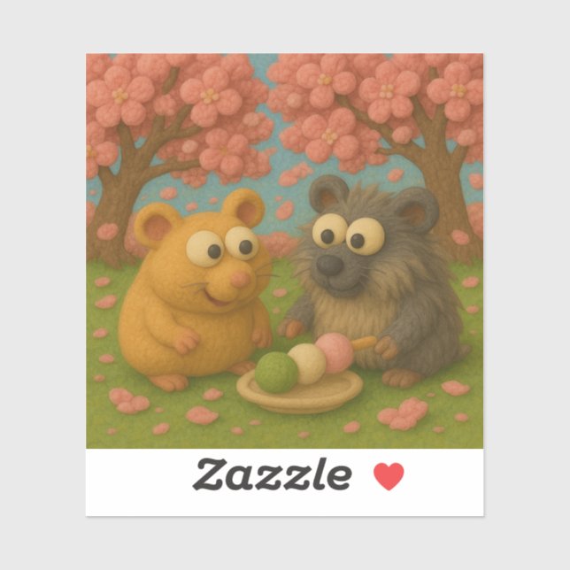 Hanami Friends Sticker (Sheet)