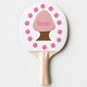 Hanami Japanese Cherry Tree Ping Pong Paddle