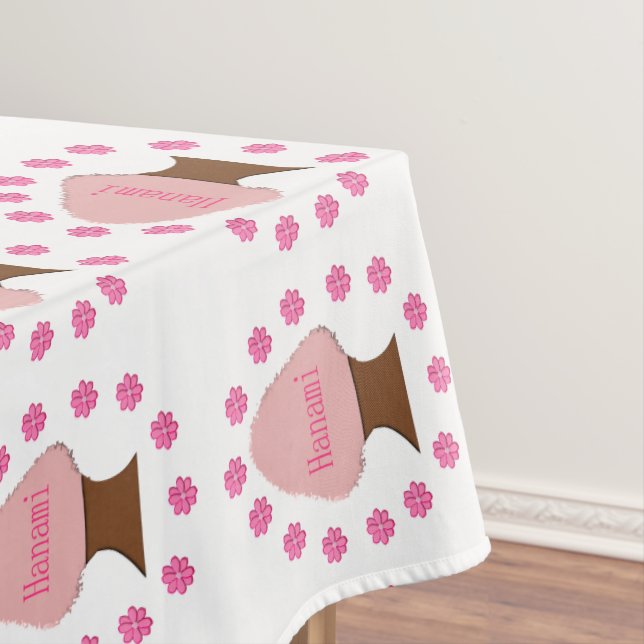 Hanami Japanese Cherry Tree Tablecloth (In Situ)