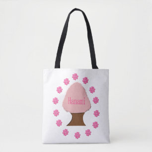Hanami Japanese Cherry Tree Tote Bag