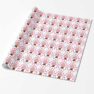 Hanami Japanese Cherry Tree Wrapping Paper