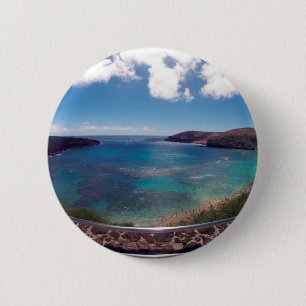 HANAUMA BAY HAWAII 6 CM ROUND BADGE