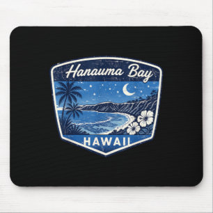 Hanauma Bay Hawaii Beach Trocal Palm Trees Ocean Mouse Pad