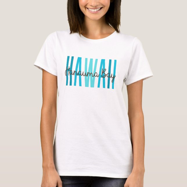 Hanauma Bay Hawaii (Ocean) T-Shirt (Front)
