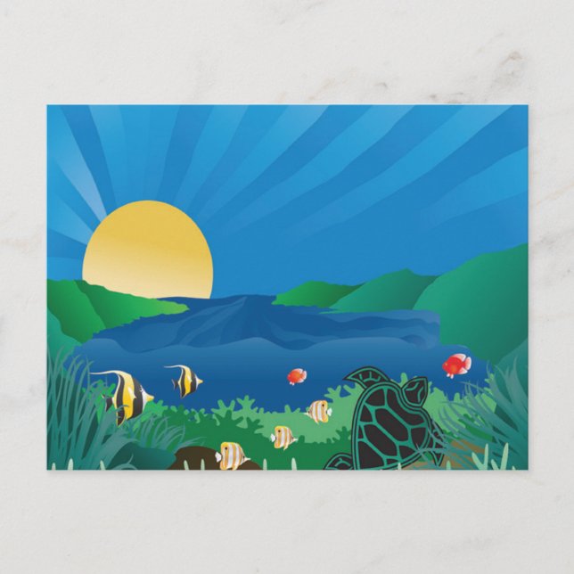 Hanauma Bay Hawaii Postcard (Front)