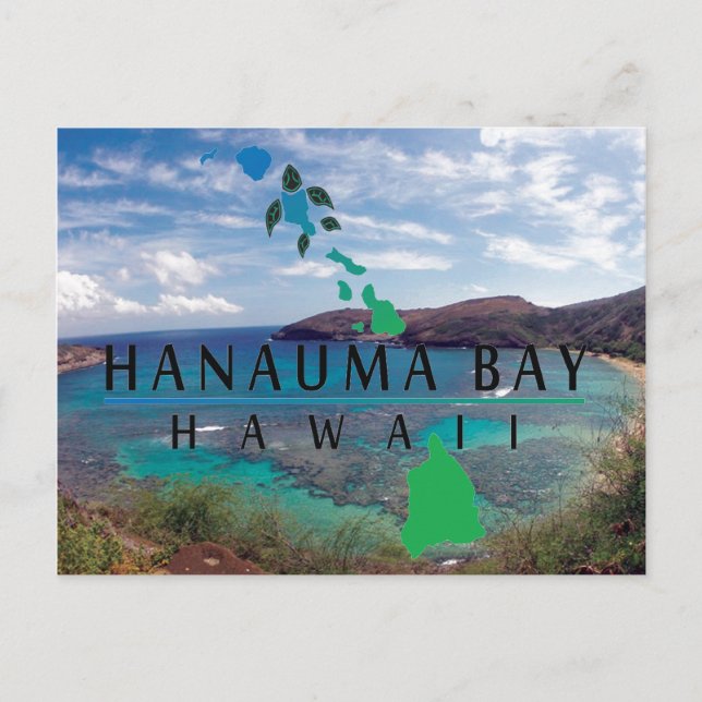 Hanauma Bay Hawaii Postcard (Front)
