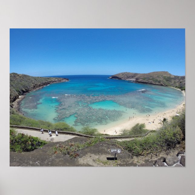 Hanauma Bay Hawaii Poster (Front)