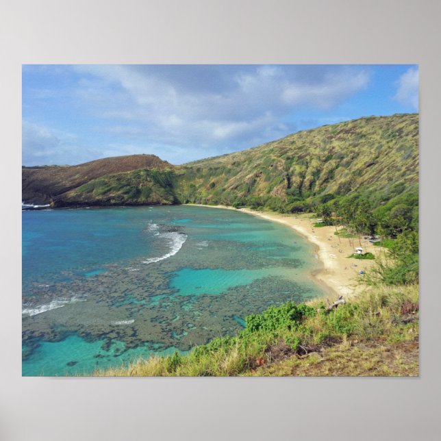 Hanauma Bay Hawaii Poster (Front)