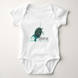 Hanauma Bay Hawaii Turtle Baby Bodysuit