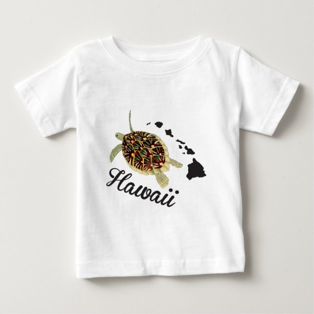 Hanauma Bay Hawaii Turtle Baby T-Shirt (Front)