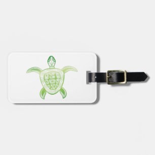 Hanauma Bay Hawaii Turtle Luggage Tag