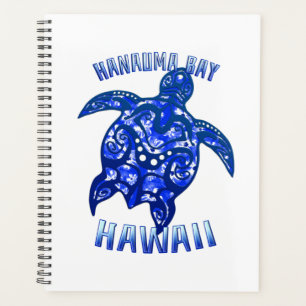 Hanauma Bay Hawaii Vacation Tribal Turtle Planner