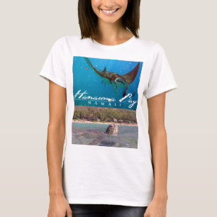 Hanauma Bay Oahu Hawaii Manta Ray and Turtle T-Shirt