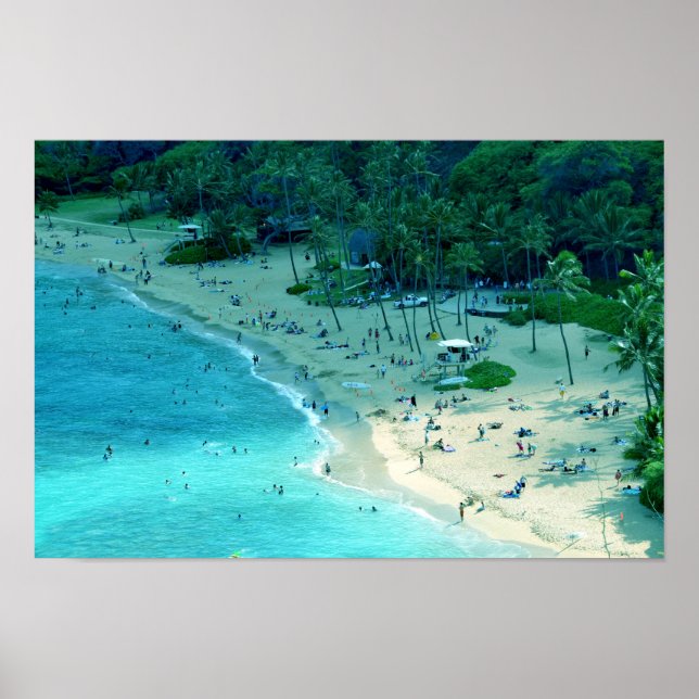 Hanauma Bay Shoreline Poster (Front)