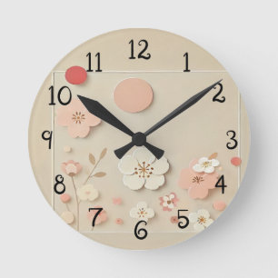 Hanbok Style Round Clock