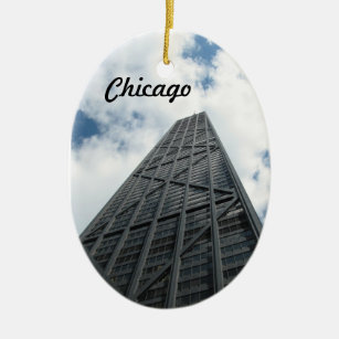 Hancock Building - Chicago Ceramic Ornament