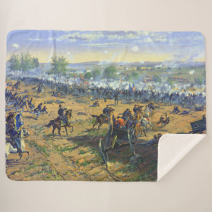 Hancock Gettysburg Pickett's Charge Thure Thulstru Sherpa Blanket