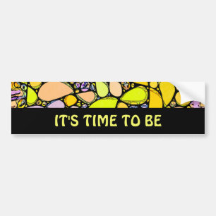 Hand And Digitally Painted Pattern Art 13 Bumper Sticker