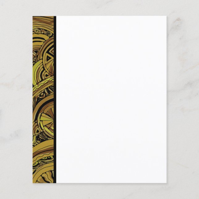 Hand And Digitally Painted Pattern Art 15 (Front)