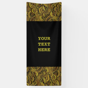 Hand And Digitally Painted Pattern Art 15 Banner