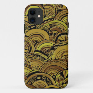 Hand And Digitally Painted Pattern Art 15 iPhone 11 Case