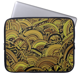 Hand And Digitally Painted Pattern Art 15 Laptop Sleeve