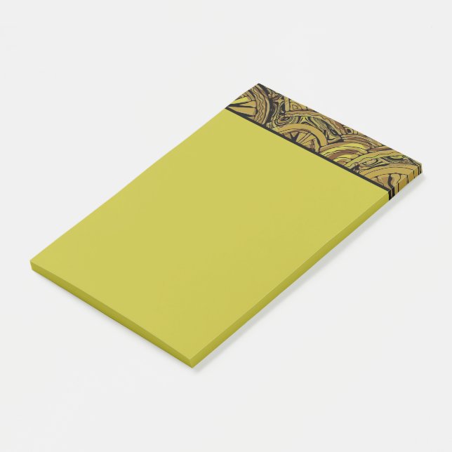 Hand And Digitally Painted Pattern Art 15 Post-it Notes (Angled)