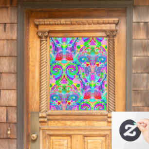 Hand And Digitally Painted Pattern Art 22