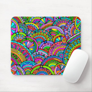 Hand And Digitally Painted Pattern Art 27 Mouse Pad