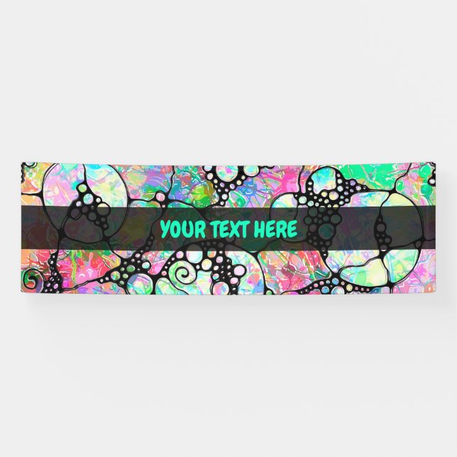 Hand And Digitally Painted Pattern Art 31 Banner (Horizontal)