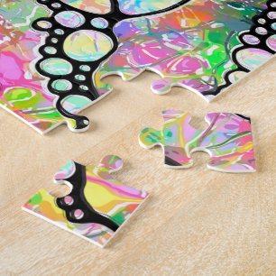 Hand And Digitally Painted Pattern Art 31 Jigsaw Puzzle