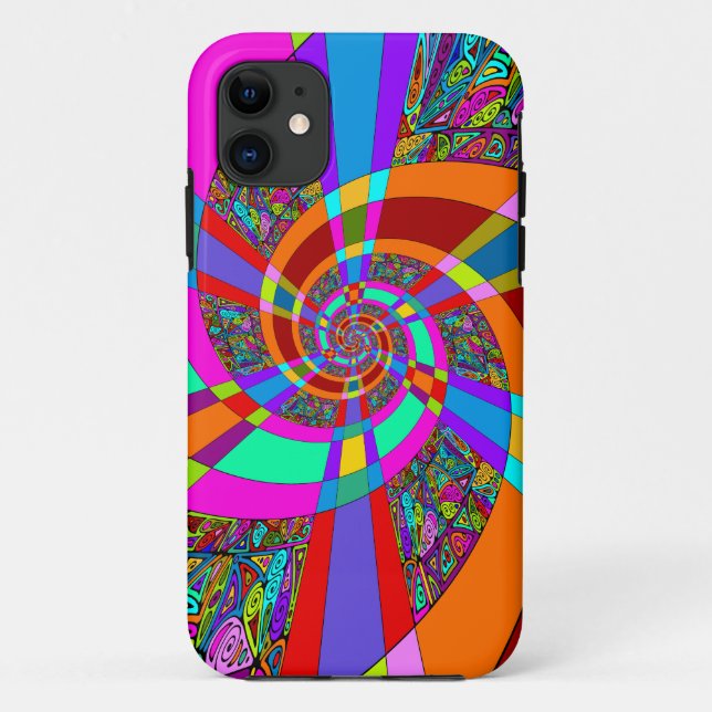 Hand And Digitally Painted Pattern Art 3 Case-Mate iPhone Case (Back)