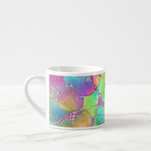 Hand And Digitally Painted Pattern Art 41 Espresso Cup